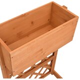  Vrtna sadilica s rešetkom narančasta 45x30x74 cm od jelovine | Eponuda.ba