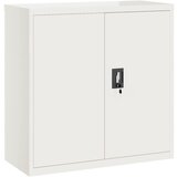 vidaXL Arhivska omara bela 90x40x90 cm jeklo, (20801788) | Shoptok.si