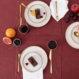Linen Tales Laneni stolnjak 140x140 cm Marsala – | shoptok.hr