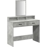  Toaletni stol Betonski sivi 100 x 41 x 140 cm Konstruirano drvo | shoptok.hr