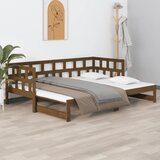 vidaXL Dnevni ležaj na izvlačenje boja meda od borovine 2x (90x190) cm Cijene