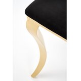  Trpezarijska stolica GOLDI 1 kom crna/zlatna | Eponuda.com