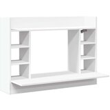  Zidni radni stol bijeli 105 x 48 x 75 cm od konstruiranog drva | shoptok.hr