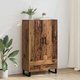 vidaXL Visok predalnik Star les 69,5 x 30 x 115 cm Konstruiran les | Shoptok.si