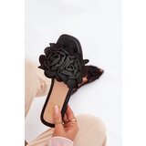 Boto Flat Women's Slippers With Bow Black Tobin | shoptok.hr