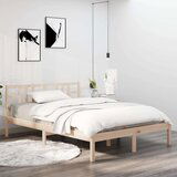  Okvir za krevet od masivnog drva 135 x 190 cm 4FT6 bračni | shoptok.hr