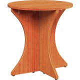  Klubska miza 3 pcs Voščeno rjava 46 x 46 x 47 cm Trdna borovina, (5000073344) | Shoptok.si