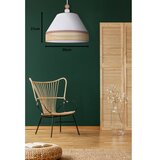  Duolla - Visilica na sajli AVIGNON 1xE27/15W/230V prečnik 50 cm bela/ratan | Eponuda.com