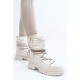 Boto Women's White Snow Boots with Decorative Lacing Rilana | ePonuda.com