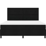  s opruga kutije s uzglavljem Crna 180 x 200 cm tkanina | shoptok.hr
