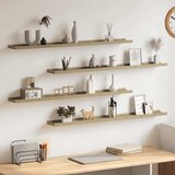  Zidne police 4 kom boja hrasta sonome 100 x 9 x 3 cm | shoptok.hr