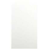  Ogledalo s LED svjetlima 90 x 45 cm stakleno u obliku luka | shoptok.hr