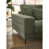 Dieter Knoll SEDEŽNA GARNITURA, fino rebrast žamet temno zelena | Shoptok.si