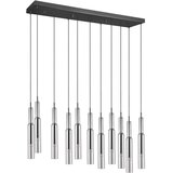 Trio Select Crna/u srebrnoj boji LED viseća svjetiljka sa staklenim sjenilom Lucent – | shoptok.hr