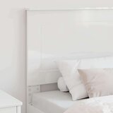 Uzglavlje s uzglavljem Sjajno bijela 75 cm Konstruirano drvo | shoptok.hr