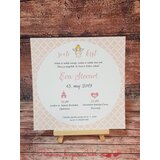  Vabilo za krst z angelčkom roza REK130 | Shoptok.si