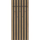 Germania Antracitno siva/u prirodnoj boji ploča za vješanje garderobe u dekoru hrasta 64x148x14 cm Renell – | shoptok.hr