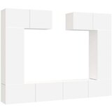  Komplet TV omaric 6-delni bel inženirski les, (20914540) | Shoptok.si