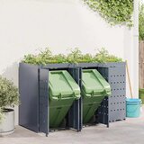  Skladištenje kanti za 3 kante Svijetlo siva Čelik s prahom | shoptok.hr
