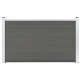  Ograja WPC 180x105 cm siva | Shoptok.si