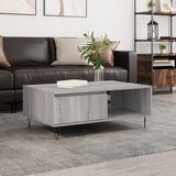  Stolić za kavu siva boja hrasta 90x60x35 cm konstruirano drvo | shoptok.hr