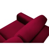Cosmopolitan Design Crvena baršunasti sklopiva/s prostorom za odlaganje kutna garnitura Kyoto – | shoptok.hr