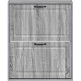  Ormar za cipele na zidu UTRECHT 71 x 17 x 86 cm Siva Sonoma | shoptok.hr