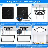 MOONSEA LED stropna svetilka 40W, 40×40cm | Shoptok.si