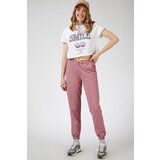 Happiness İstanbul Women's Light Rose Dried Pocket Sweatpants Cene