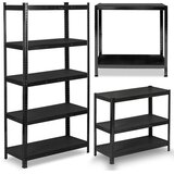  Metalni stalak za odlaganje 180 x 90 x 40 cm Humberg HR-851 crni Cijene