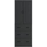  Set ormara 2 pcs Crna 66 x 34,5 x 87 cm Konstruirano drvo | Eponuda.com