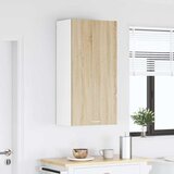  Viseći ormarić Sonoma hrast i bijela 50 x 31 x 100 cm | shoptok.hr