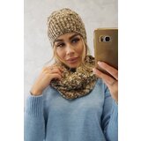 Kesi Women's fleece set Lucyna K317 khaki+ecru Cene
