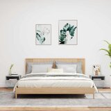  Noćni ormarići s LED svjetlima 2 kom boja betona 40x39x37 cm | Eponuda.com