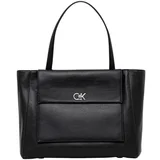 Calvin Klein Jeans Torbe CK MEDIUM SHOPPER W/POCKET K60K612811 Črna