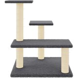  Penjalica za mačke sa stupovima za grebanje tamnosiva 61 cm | shoptok.hr
