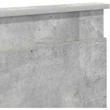  Uzglavlje s uzglavljem Betonski sivi 200 cm Konstruirano drvo | shoptok.hr