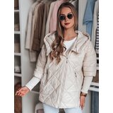 DStreet Kurtka damska przejściowa pikowana oversize PUFFILOF biała | Shoptok.si