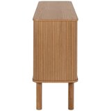 Actona Niska komoda u dekoru hrasta s kliznim vratima u prirodnoj boji 160x80 cm Langley – | shoptok.hr