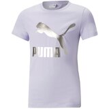 Puma Majica srebrno siva / pastelno ljubičasta | shoptok.hr