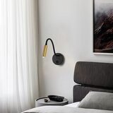  Brilagi -LED prigušiva fleksibilna zidna lampa MAYA 1xG9/4W/230V crna/zlatna | Eponuda.com