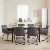  Trpezarijske stolice 6 pcs Baršun Tamnosiva 59 x 56,5 x 86 cm | shoptok.hr