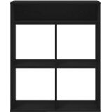 Ormarić za knjige crni 66x31x80 cm od konstruiranog drva | Eponuda.com