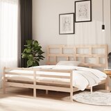 vidaXL posteljni okvir iz borovine 200x200 cm Cene