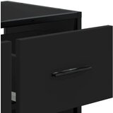 vidaXL TV omarica črna 60x31x39,5 cm inženirski les in kovina | Shoptok.si