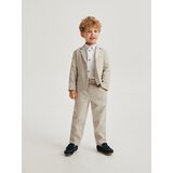 Reserved - Elegantne regular fit hlače - bež | shoptok.hr