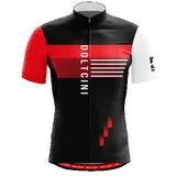 pro dres kratkog rukava - pozza crno crveni,3xl ( 1663-3XL )