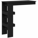  Barski Stol za Zid s policom Crni hrast 102 x 45 x 103,5 cm | shoptok.hr