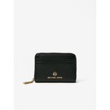 Michael Kors Black Women's Leather Wallet Jet Set Charm - Women Cene