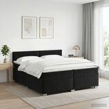  Boxspring krevet s madracem Crna 200 x 200 cm Baršun | shoptok.hr